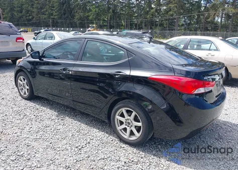 2012 Hyundai Elantra Gls (Ulsan Plant) z USA, uszkodzony, nr VIN KMHDH4AE0CU363189